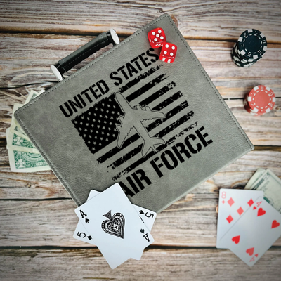 United States Airforce Poker Gift Set