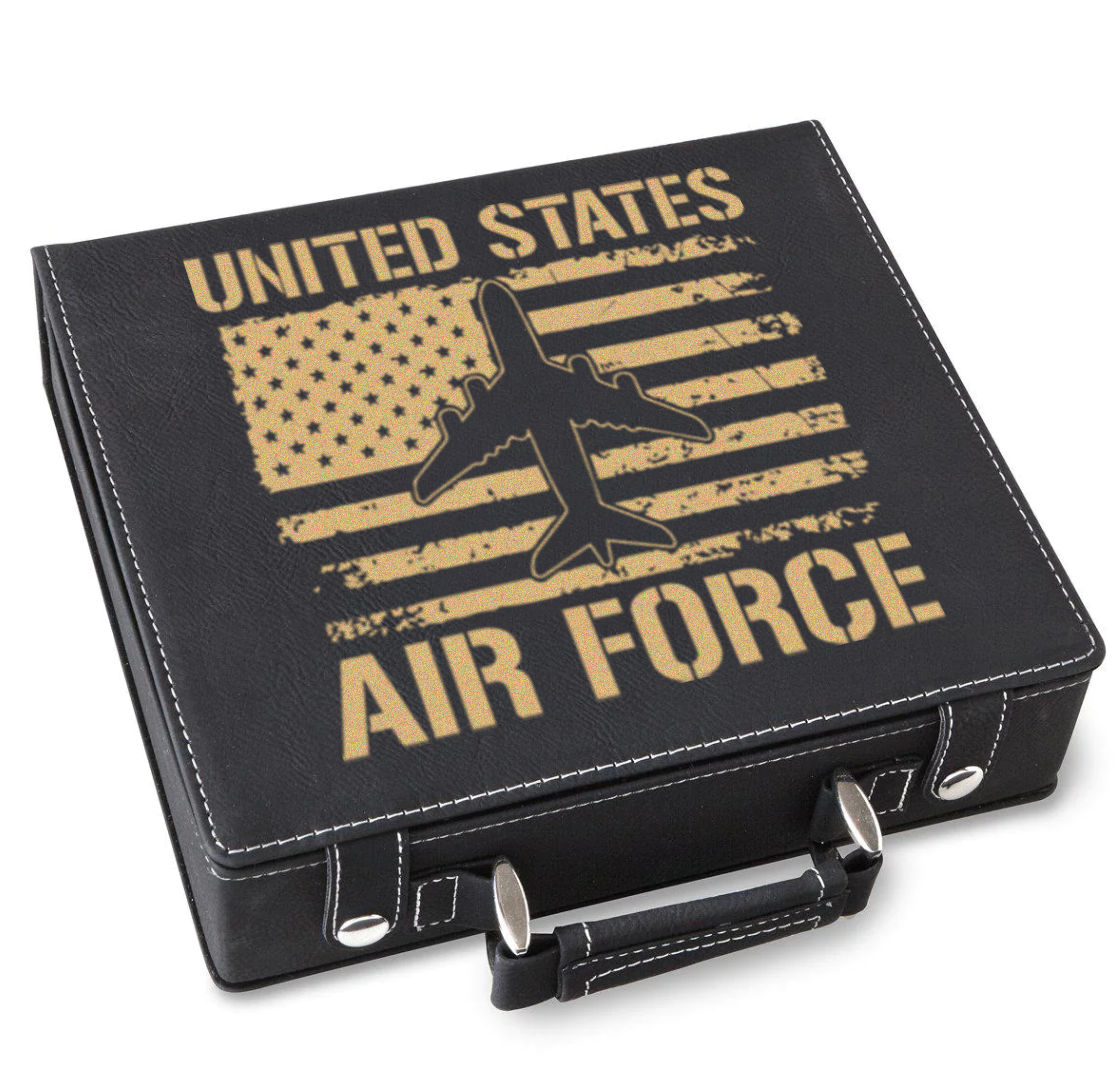 United States Airforce Poker Gift Set