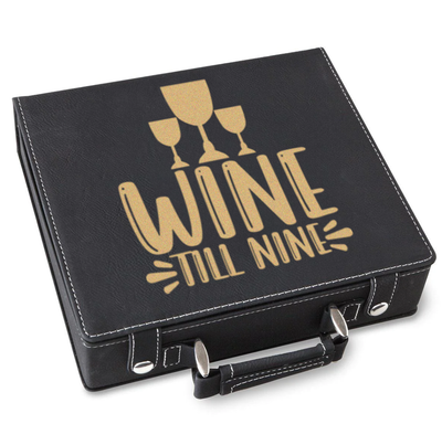 Wine Till Nine Poker Gift Set