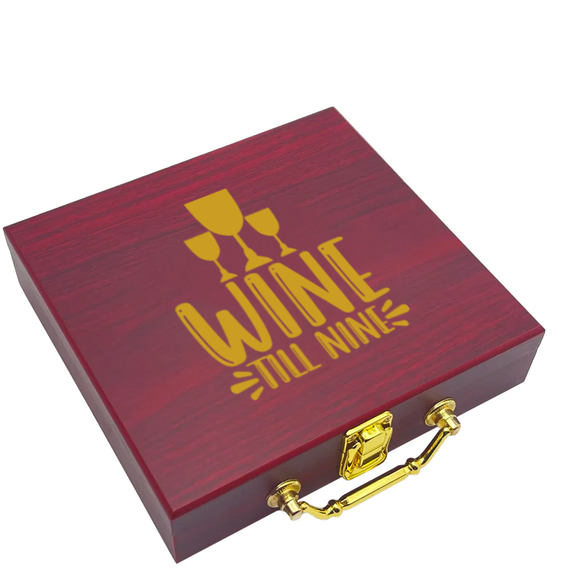 Wine Till Nine Poker Gift Set