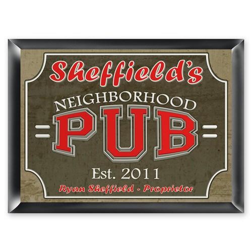 Bar - Neighborhood Pub Sign