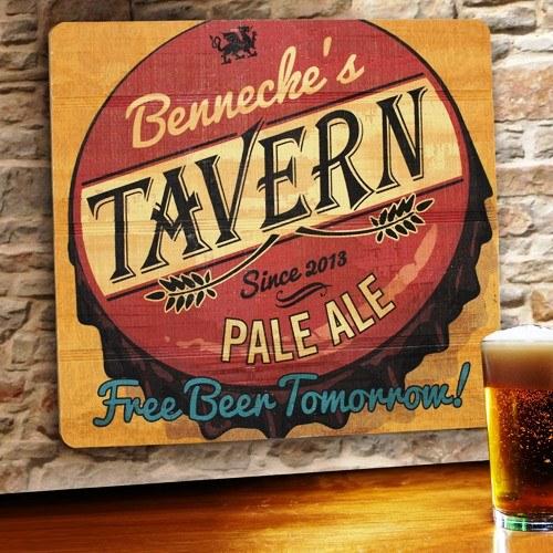 Bar - Tavern Beer Man Cave Sign