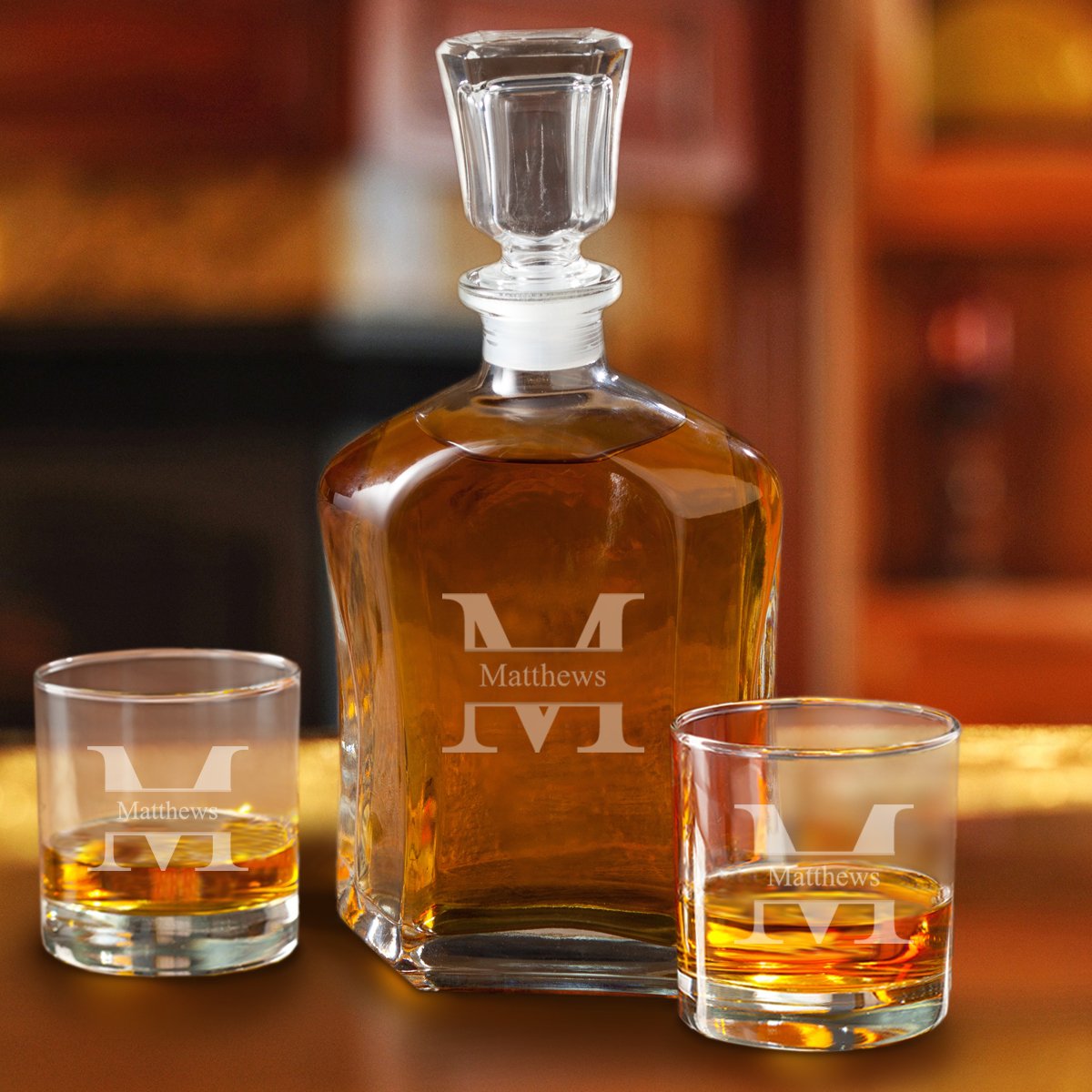 Great Personalized Decanter Set