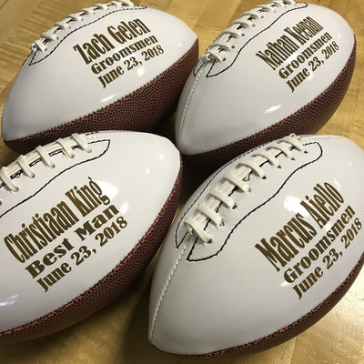 Sports Groomsmen Gift Football