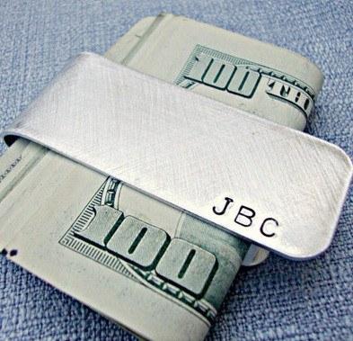 Wallets - Hand Stamped Money Cliplet