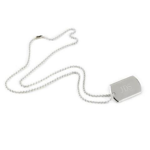 Wearables - Nickel Plated Dog Tag