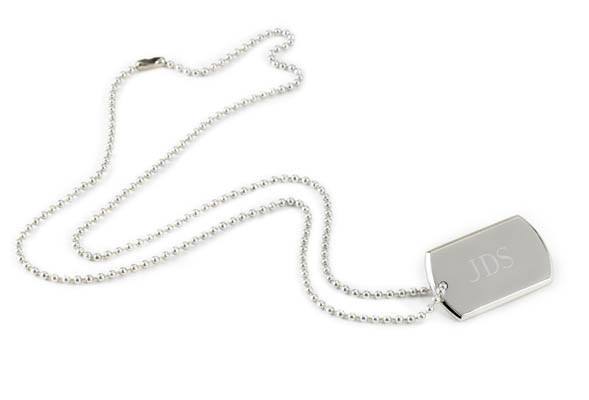 Wearables - Nickel Plated Dog Tag